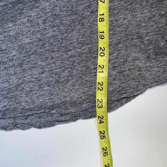 Madewell Whisper 100% Cotton Heather Gray Rib Crew Neck Tee XXlarge Women’s - Picture 8 of 11